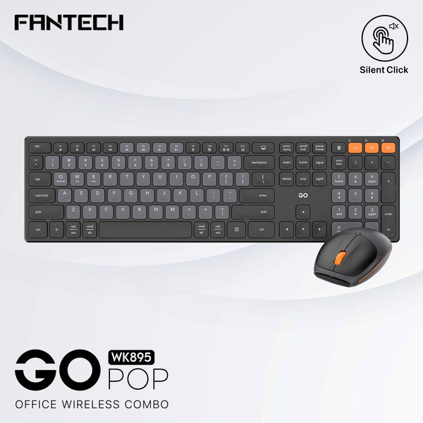 Fantech GO POP Wireless Office Combo | Ergonomic & Wireless Productivity – Freax.pk