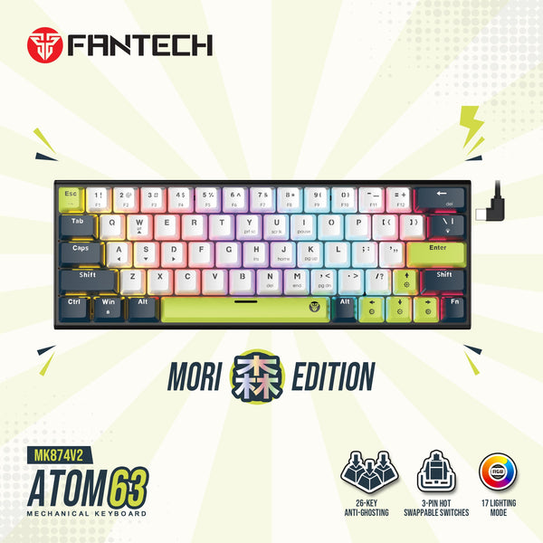 Fantech ATOM 63 Mechanical GAMING KEYBOARD (MORI Edition)